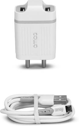 amaq Quick Charge 3.4 A Wall Charger for Mobile with Detachable Cable