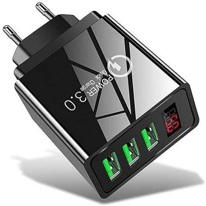 X88 Pro 33 W 4 A Wall Charger for Mobile with Detachable Cable