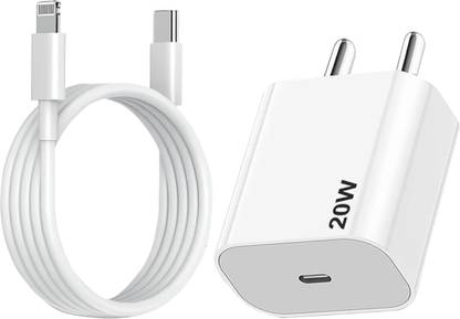 RVAT 20 W Quick Charge 3 A Wall Charger for Mobile with Detachable Cable