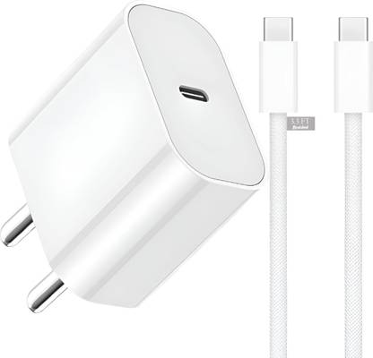 V A VALAK 20 W Quick Charge 3 A Wall Charger for Mobile with Detachable Cable