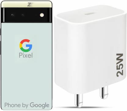 जीबक्स Google Pixel 6a Charger Original Adapter for Google Pixel 7, 6, 5, 4, 3, 2 मोबाइल चार्जर