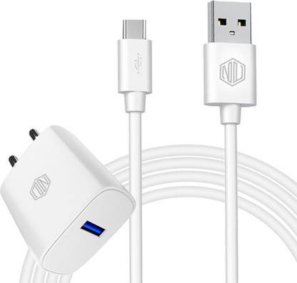 Nu Republic 12 W Quick Charge 2.4 A Wall Charger for Mobile with Detachable Cable