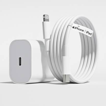 RVAT 20 W PD 3 A Wall Charger for Mobile with Detachable Cable