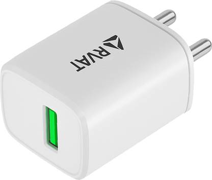 RVAT 18 W Quick Charge 3.1 A Wall Charger for Mobile with Detachable Cable