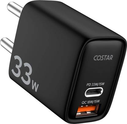 Costar 33 W Quick Charge 2.4 A Wall Charger for Mobile