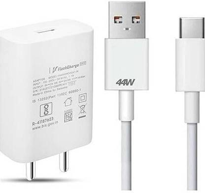 WattC 44 W Supercharge 5.4 A Wall Charger for Mobile with Detachable Cable