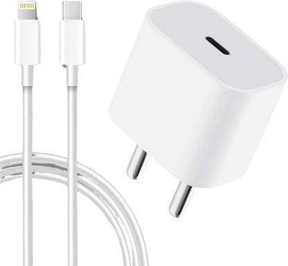 MAK 20 W PD 2.4 A Wall Charger for Mobile with Detachable Cable