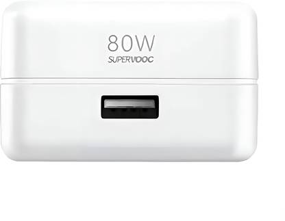 MAXIMILION 80 W SuperVOOC 6 A Wall Charger for Mobile