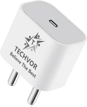 Techvor 20 W Quick Charge 3 A Wall Charger for Mobile