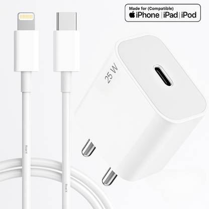 RoarX 25 W Quick Charge 3.1 A Wall Charger for Mobile with Detachable Cable