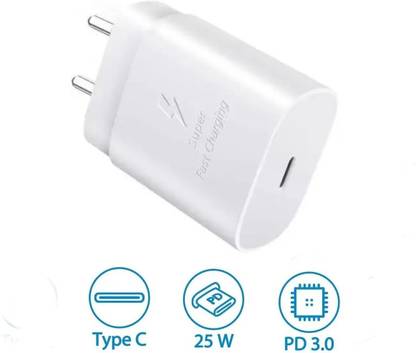 Sthetik 25 W Supercharge 3 A Wall Charger for Mobile with Detachable Cable