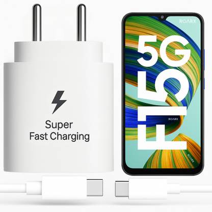 RoarX 25 W PD 3 A Wall Charger for Mobile with Detachable Cable