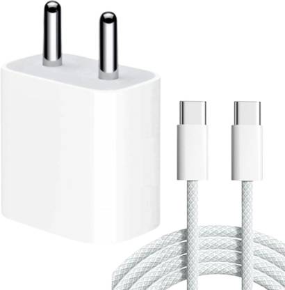 ryumux 20 W PD 2 A Wall Charger for Mobile with Detachable Cable