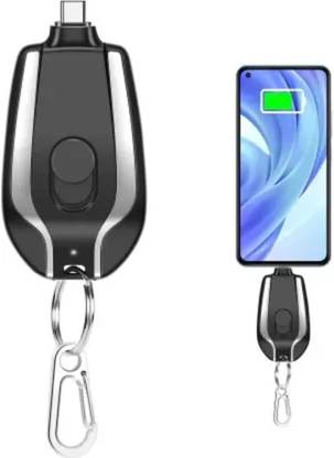 Metrolife Mini Power Emergency Pod Keychain for Type C | Portable Battery Charger | External Fast Charging Power Bank Battery Pack USB Charger