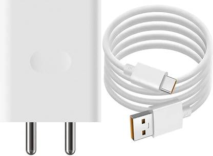 Sulania 33 W SuperVOOC 5 A Wall Charger for Mobile with Detachable Cable