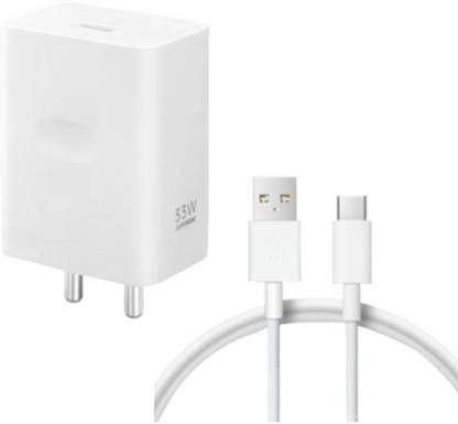 OPPO 33 W SuperVOOC 3 A Wall Charger for Mobile with Detachable Cable