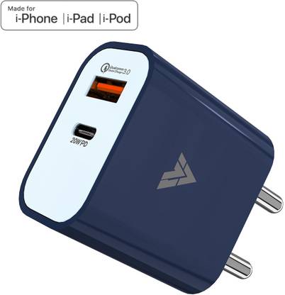 DR VAKU 20 W Quick Charge 3.1 A Multi-pin Wall Charger for Mobile