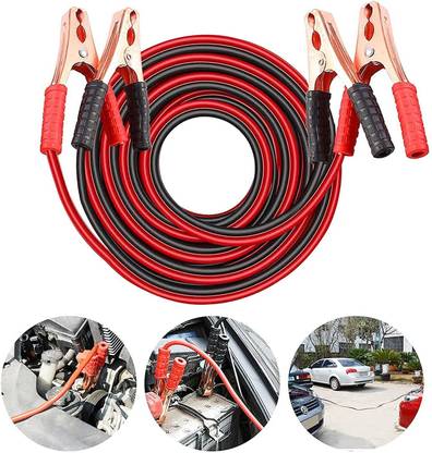 NAVI AUTO 400 Amp Jumper Cables for Car Battery, Booster Cables for Weak Batteries 7 ft Battery Jumper Cable