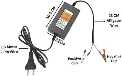 GoodsBazaar 14 Volt 2 Amp Output 12 Volt FAST UPS Battery Charger SMPS Power Supply Adaptor Smart Switch