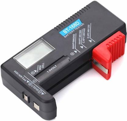 amiciSense Digital Battery Tester BT-168D and Voltage Indicator For 1.5V AA AAA C D 9V 3V Button Cell Digital Battery Tester