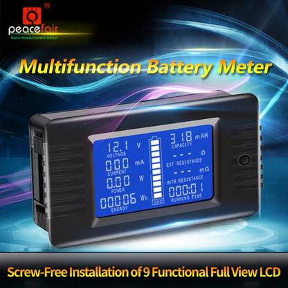 YTM PZEM-015 Discharge Impedance 18650 Battery Tester with 100 Amp Shunt Digital Battery Tester