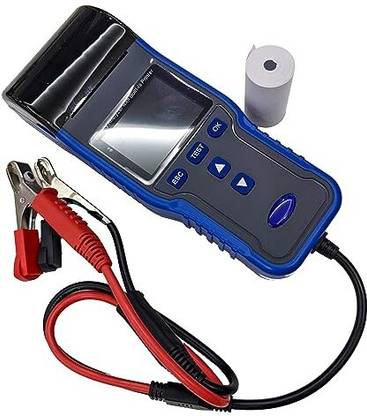 amiciSense 12V/24V Car Batter Analyzer, 100~2000 CCA with Built-In Printer Digital Battery Tester
