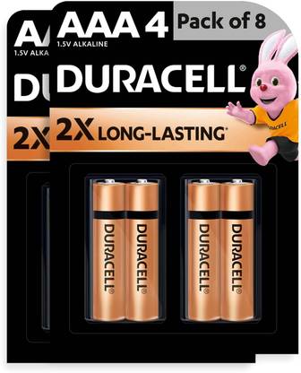 Heaven street DURACELL Rechargeable AAA2 2X Long-Lasting Devices, Clock, Toy, Remote  Battery