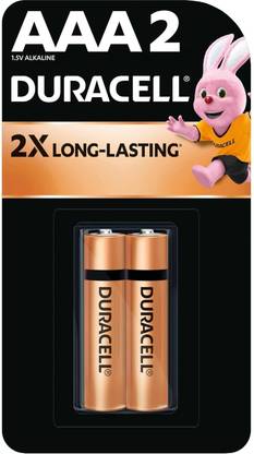 DURACELL AAA2 ALKALINE BATTERIES  Battery