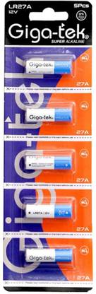 Giga-tek EZ859 -Giga LR27A (5 PK)  Battery