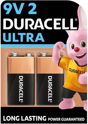 DURACELL Ultra Alkaline 9V Batteries  Battery