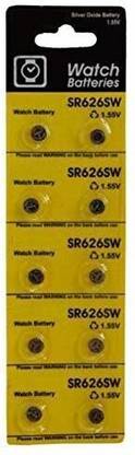 Flysmart 377 Sr 626 SW Button Cell  Silver Oxide 1.55V for Wrist Watch  Battery
