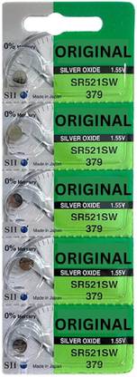 Copy Line SR521SW 379 Button Cell Batteries | Silver Oxide 1.55V  Battery