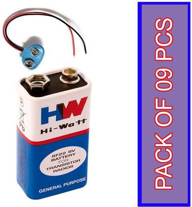 Ekavir 9 VOLTS HW BATTERY, HI-WATT  Battery