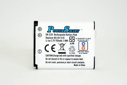 Power Smart EN-EL19  for Nikon Coolpix S32 S100 S5200 S5300 S6400 S6500 S6800 Digital  Battery