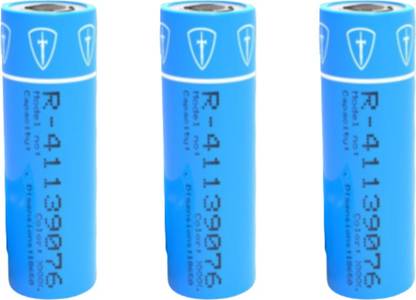 Tiitan 2000mAh Lithium ion 18650 3C Rechargeable 3.7V  Cell Pack of 3  Battery
