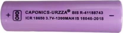 BSVR 123 Rechargeable Lithium-Ion 18650 Cell Emergency Light Torch PowerBank  Battery