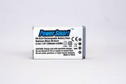 Power Smart  For Nikon EN-EL24 ENEL24 Rechargeable Li-ion  work with Nikon J5  Battery