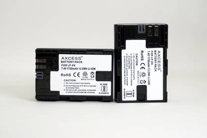 Axcess LP-E6 Rechargeable  Pack Compatible with Canon 90D EOS R,R5, R6,R7,R10  Battery