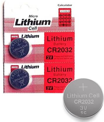 ANY KART Best quality Pack of 2 CR2032 3V Lithium Coin  cell  Battery