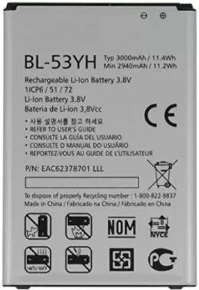long power  For LG LG G3 Stylus ( BL-53YH )  Battery