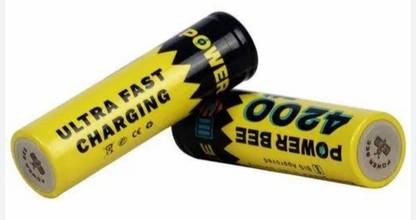 POWER BEE 18650. 3.7v. 4200mAh Flat Top  Battery