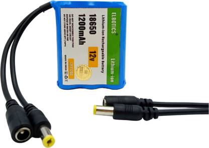 VBTRONICS 12V 1200mah 18650 Lithium ion Rechargeable  Pack 3S 11.1V 12.6V Pack  Battery