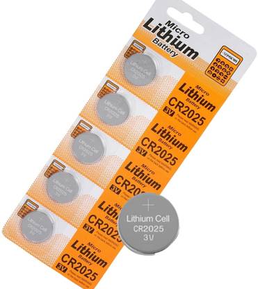 Zohlo Micro Lithium CR2025 Button Cell 3V Powering Devices: CR2025 3V Lithium   Battery