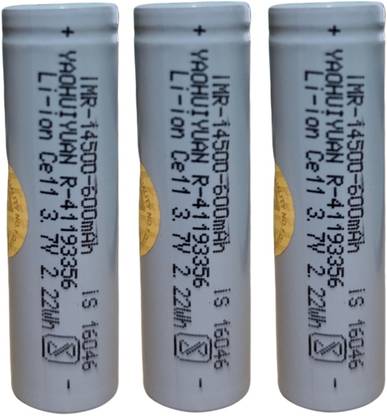 I-Birds Enterprises high quality 14500 Rechargeable 3.7V 600mAh Li-ion   Battery