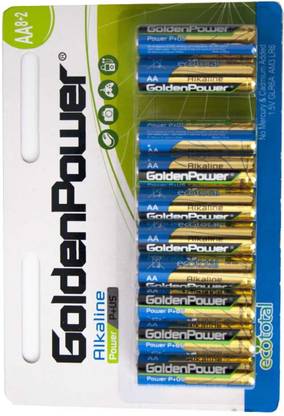 MICROUSB ALKALINE GOLDEN POWER Power AA P+US   Battery
