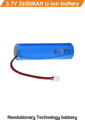 E-Rex 3.7V 2600MAH Lithium ion battery 18650 - Use for High Performance Application  Battery