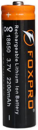 Foxpro Lithium-ion Rechargeable 3.7v 2200mAh Cell for Home DIY Projects  Battery