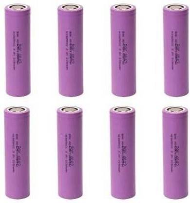 नेओवारे PACK OF 8 Lithium Ion Battery 18650 Cell (3.6V 2000mAh),Pack Of 8 बैटरी