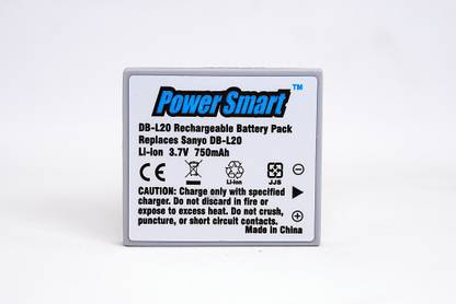 Power Smart DB-L20 DBL-20AU VAR-L20U for Sanyo VPC-C1, Sanyo VPC-C4, Sanyo VPC-C5 Battery