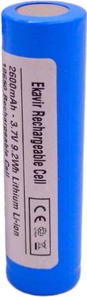 Ekavir lithium 18650 battery 2600mah li-ion 3.7V rechargeable battery cell  Battery